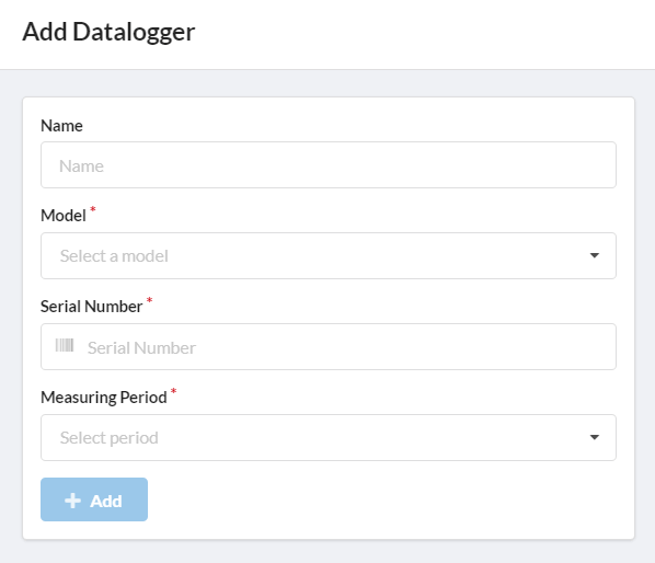 Add Datalogger